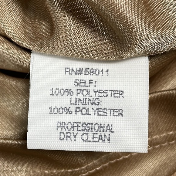 David Meister Gold Sequin Sparkle Sweetheart Cocktail Mini Dress Sz 4 - Picture 10 of 10